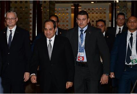الرئيس السيسي في الهند- صورة من أ. ف. ب